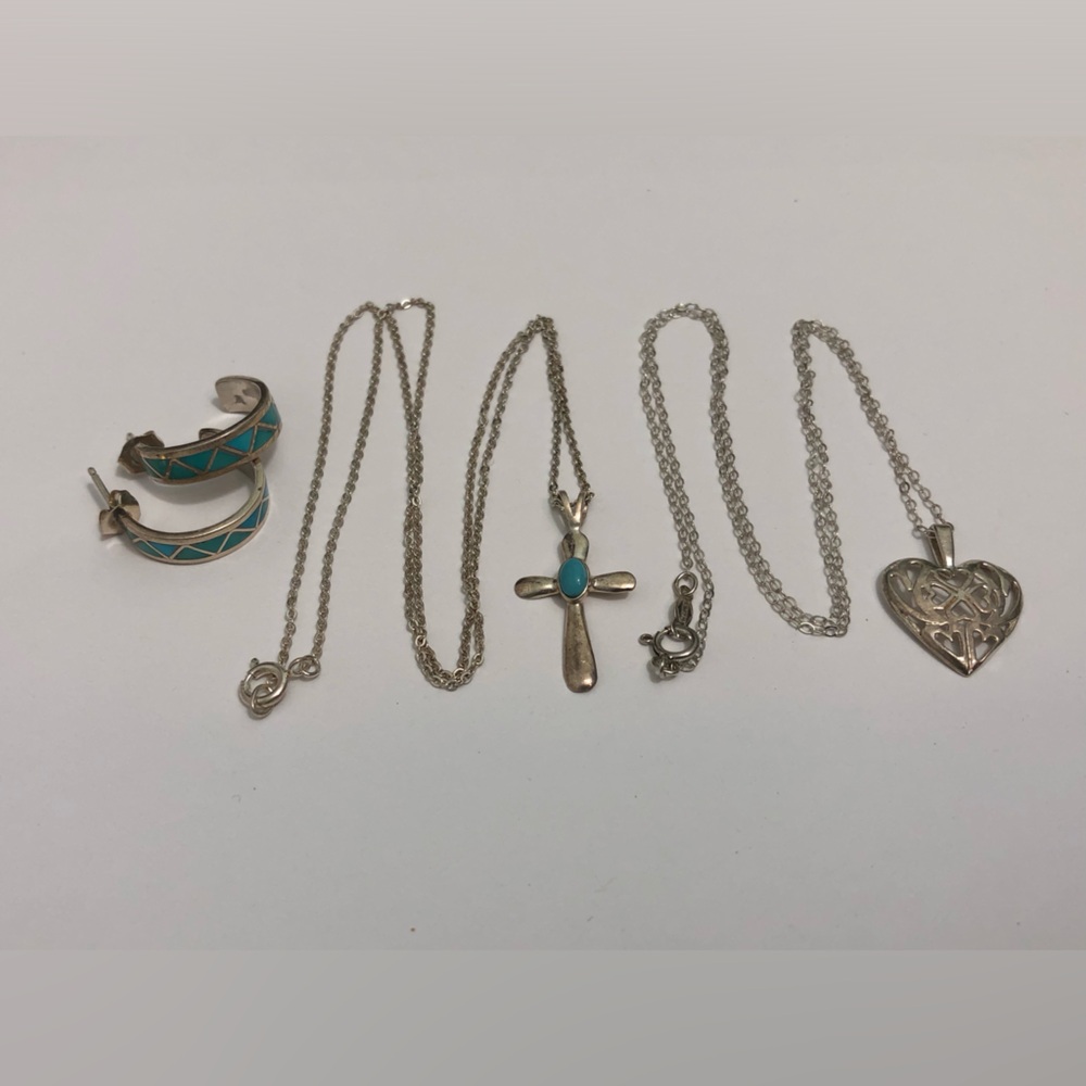 Sterling silver Lot Of Jewelry